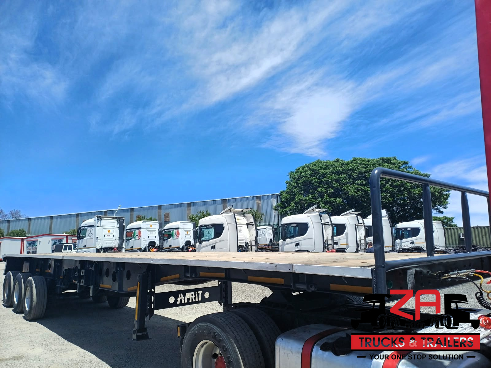 2011 AFRIT TRI AXLE FLAT DECK TRAILERS #53306